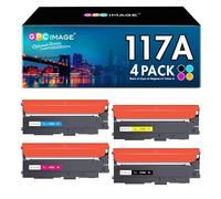 GPC Image 117A Compatibile per HP 117A W2070A Cartucce di toner per HP Color Laser MFP 178nwg 179fwg 178nw 179fnw 150a 150nw 150w (W2070A W2071A W2072A W2073A)