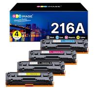 GPC IMAGE 216A Compatibile con HP 216A Color Laserjet Pro MFP M183fw M182nw M182n M155a M155nw M183 M182 M155 W2410A W2411A W2412A W2413A (senza chip, nero ciano, giallo magenta, confezione da 4 )