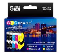 GPC Image 604XL Cartucce Compatibili per Epson 604 XL Multipack per Expression Home XP-2200 XP-2205 XP-3200 XP-3205 XP-4200 XP-4205 WorkForce WF-2910 WF-2930 WF-2935 WF-2950 (5-Pack)