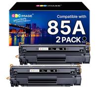 GPC Image Compatibili Cartucce di Toner Sostituzione per HP 85A CE285A per Laserjet Pro P1100 P1102 P1102W P1109W M1130 M1132 M1132MFP M1212 M1217NFW (Nero, 2-Pack)