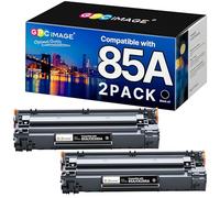 GPC Image Cartucce toner 85A nero compatibili per HP 85A cartuccia toner nero CE285A funziona con HP Laserjet Pro P1102w P1102 P1109W M1217nfw M1212 M1212nf M1217 inchiostro per stampante, confezione