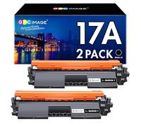GPC IMAGE CF217A 17A Toner compatibile con HP 17A Toner per HP Laserjet Pro MFP M130nw Toner per Laserjet Pro MFP M130fw Toner M102w M102a M130 M130a M130fn (nero, confezione da 2)