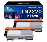 GPC Image Compatibili Cartucce di Toner Sostituzione per Brother TN2220 TN2010 per MFC-7360N MFC-7460DN DCP-7055 DCP-7055W DCP-7065DN HL-2240 HL-2130 HL-2132 HL-2135W HL-2250DN (Nero, 2-Pack)