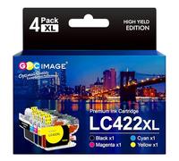 GPC Image LC422XL LC-422XLVAL Cartucce d'inchiostro di ricambio per Brother LC422 LC-422 XL LC422XLVAL compatibile per Brother MFC-J5340DW MFC-J5345DW MFC-J5740DW MFC-J6540DW MFC-J6940DW (confezione