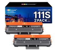 GPC Image MLT-D111S Compatibili Cartucce di Toner Sostituzione per Samsung D111S MLT-D111L per Xpress SL M2070 M2026W M2070W M2020W M2020 M2022 M2022W M2026 M2070F M2070FW (Nero, 2-Pack)