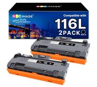 GPC Image MLT-D116L Compatibili per Samsung MLT D116L D116S Cartucce Toner per Samsung Xpress M2675F M2885FW M2835DW M2825DW M2825ND M2675FN M2625D M2875FD M2875FW M2835 M2885 M2675 (Nero, 2-Pack)