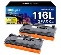 GPC Image MLT-D116L Compatibili per Samsung MLT D116L D116S Cartucce Toner per Samsung Xpress M2675F M2885FW M2835DW M2825DW M2825ND M2675FN M2625D M2875FD M2875FW M2835 M2885 M2675 (Nero, 2-Pack)