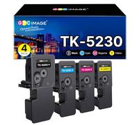 GPC IMAGE TK5230 TK-5230 Ecosys P5021cdn M5521cdw M5521cdn, confezione da 4