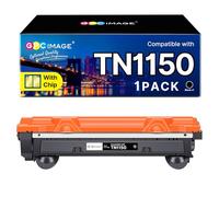 GPC Image TN1150 TN-1150 Toner Con Chip Compatibili per Brother TN1150 per Brother HL-L1240W HL-L1242W DCP-L1640W DCP-L1660W (1 Nero)