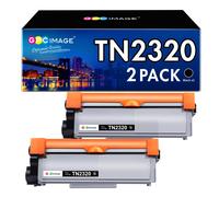 GPC Image Compatibili Cartucce di Toner per Brother TN2320 TN-2320 per MFC-L2700DW MFC-L2700DN MFC-L2720DW MFC-L2740DW DCP-L2500D DCP-L2520DW DCP-L2540DN HL-L2300D HL-L2340DW HL-L2360DN (Nero, 2-Pack)