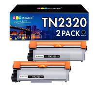 GPC Image Compatibili Cartucce di Toner per Brother TN2320 TN-2320 per MFC-L2700DW MFC-L2700DN MFC-L2720DW MFC-L2740DW DCP-L2500D DCP-L2520DW DCP-L2540DN HL-L2300D HL-L2340DW HL-L2360DN (Nero, 2-Pack)