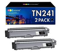 GPC Image Compatibili Cartucce di Toner Sostituzione per Brother TN241 per MFC-9140CDN MFC-9340CDW MFC-9330CDW per DCP-9020CDW DCP-9022CDW DCP-9015CDW per HL-3150CDW HL-3140CW (Nero, 2-Pack)