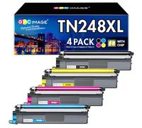 GPC IMAGE TN248XL TN248 compatibile con Brother MFC-L3760CDW Toner Brother MFC-L3740CDW Brother MFC-L3740CDWE (confezione da 4)