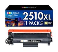 GPC Image TN2510XL TN-2510 Toner Alta Capacità Compatibili per Brother TN2510 XL per MFC-L2800DW L2827DW L2860DW L2835DW HL-L2400DWE L2445DW L2447DW DCP-L2660DW L2620DW L2665DW (1 Nero)