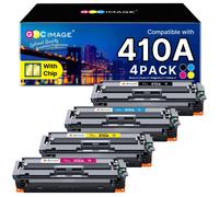 GPC Image Toner Compatibili per HP 410A 410X per MFP M477fdw M377dw 4 Pack