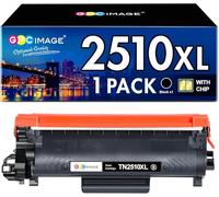 GPC Image TN2510XL TN-2510 Toner Alta Capacità Compatibili per Brother TN2510 XL per MFC-L2800DW L2827DW L2860DW L2835DW HL-L2400DWE L2445DW L2447DW DCP-L2660DW L2620DW L2665DW (1 Nero)