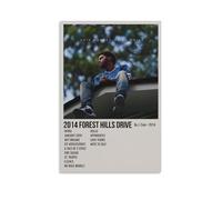 GPCLJW J. Cole 2014 Forest Hills Drive Art impermeabile moderno murale acqua ufficio poster adatto per soggiorno, camera da letto, casa, ufficio, soggiorno, 60 x 90 cm, senza cornice