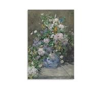 GPCLJW Pierre-Auguste Renoir - Poster con bouquet primaverile, impermeabile, moderno, adatto per soggiorno, camera da letto, casa, ufficio, soggiorno, 20 x 30 cm, senza cornice