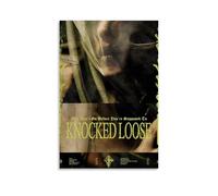 GPCLJW Poster con scritta "Knocked Loose You Will Don't Go Before You're Supposed To Arte", impermeabile, moderno, per ufficio, soggiorno, camera da letto, casa, ufficio, soggiorno, 60 x 90 cm, senza