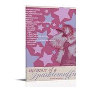 GPCLJW Suki Waterhouse Memoir of A Sparklemuffin Art impermeabile moderno murale murale acqua ufficio poster adatto per soggiorno, camera da letto, casa, ufficio, soggiorno, 50 x 75 cm, stile cornice