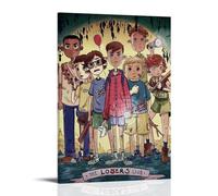 GPCLJW The Losers' Club Art - Poster moderno impermeabile per ufficio, adatto per soggiorno, camera da letto, casa, ufficio, soggiorno, 40 x 60 cm, stile cornice