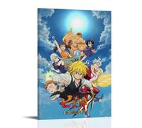 GPCLJW The Seven Deadly Sins Art - Poster moderno impermeabile per ufficio, adatto per soggiorno, camera da letto, casa, ufficio, soggiorno, 20 x 30 cm, stile cornice