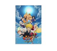GPCLJW The Seven Deadly Sins Art - Poster moderno impermeabile per ufficio, adatto per soggiorno, camera da letto, casa, ufficio, soggiorno, 20 x 30 cm, senza cornice