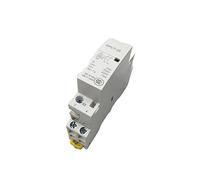 GPCT1 2P 16A 25A 2NC 220V/230V 50/60HZ Contattore CA for uso domestico su guida Din Due chiusura normale for ristorante dell'hotel domestico Componenti elettronici (Size : 16a)