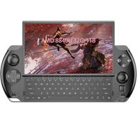 GPD Win 4, console di gioco portatile portatile da 6 pollici Touchscreen 1920X1080 Mini Laptop UMPC Win 11 CPU AMD Ryzen 7 8840U 32GB LPDDR5 RAM/1TB M.2 NVMe 2280 SSD (nero)