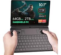 GPD WIN MAX 2 2024 è un PC da gioco portatile con AMD Ryzen 7 8840U, GPU Radeon 780M, 64GB di RAM, SSD da 2TB, OcuLink, display IPS da 10,1", controlli di gioco, tastiera e touchpad.
