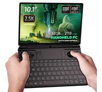 GPD WIN MAX 2 2025 PC portatile da gioco con AMD Ryzen AI 9 HX 370, GPU Radeon 890M, 32 GB di RAM, SSD da 2 TB, OcuLink, display IPS da 10,1”, comandi da gioco, tastiera e touchpad