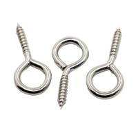 GPDNBIEU, 0# 1# 2# 3# 4# 5# 6# 8# 10# 12# 14# Vite a occhiello Bullone Gancio in nichel Occhio Accessori for corda fai-da-te Viti for legno for gioielli Bulloni a in acciaio inossidabile(No.12 5pcs)