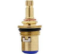GPDNBIEU, 1 pz pressacavo a disco quarto di giro 20 denti raccordo valvole for rubinetti di ricambio valvole a cartuccia for rubinetti in ottone in ceramica(Blu,49.5mmX1.94mm)
