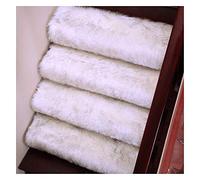 GPDNBIEU, 1 tappeto di protezione for interni morbido e antiscivolo, shaggy, in lana artificiale(Grey,75cm*24cm)