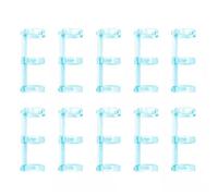 GPDNBIEU, 10 clip for raccoglitori ad anelli, 3 for fogli sciolti, for libri, for for notebook, diario, album fotografico, rilegatura(Blu)