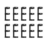 GPDNBIEU, 10 clip for raccoglitori ad anelli, 3 for fogli sciolti, for libri, for for notebook, diario, album fotografico, rilegatura(Black)