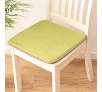 GPDNBIEU, 2 4 6 Confezione di cuscini for sedie da pranzo in tinta unita, for sedili cucina in due materiali, for con vari colori for interni ed esterni, 40x40 cm(Grass Green (Velvet),4PCS)