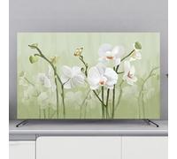 GPDNBIEU, 32-80 Pollici TelevisionSoft TV/PC Cover for Display Interno Decorazione Moderna della Camera da Letto del Soggiorno(Flower2,49-52inch)
