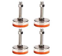 GPDNBIEU, 4 piedini livellanti for mobili M16X100mm livellatore regolabile con base in PVC diametro 100 mm, capacità di carico 200 kg