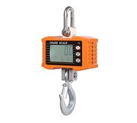 GPDNBIEU, Bilancia a gancio Gru digitale Bilancia for gru digitale 1000kg/ 2200lb Precisione Elettronica industriale Bilancia a sospensione LCD retroilluminato in lega di acciaio(Orange,500KG/10kg)