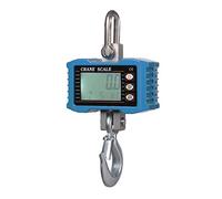 GPDNBIEU, Bilancia a gancio Gru digitale Bilancia for gru digitale 1000kg/ 2200lb Precisione Elettronica industriale Bilancia a sospensione LCD retroilluminato in lega di acciaio(Blue,500KG/10kg)