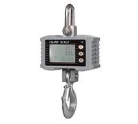 GPDNBIEU, Bilancia con custodia in alluminio pressofuso Display LCD for bilancia digitale portatile con retroilluminazione Bilancia sospesa compatta in acciaio legato di precisione(Silver,1000KG)