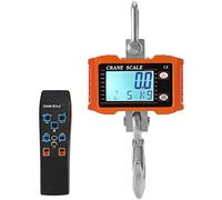 GPDNBIEU, Bilancia for bagagli for valigie Bilancia for gru digitale for carichi pesanti 1000kg Bilancia for gru for carichi pesanti Bilancia digitale sospesa in alluminio Display a LED(Orange,500KG/2