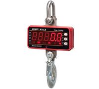 GPDNBIEU, Bilancia sospesa industriale for carichi pesanti Bilancia digitale for gru ad alta precisione da 500 kg/1100 libbre con funzione tara retroilluminata LCD remoto(Red,1000KG/10kg)