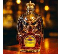 GPDNBIEU, Bottiglia di whisky e vino in vetro 3D da 300 ml, a forma predatore, originale decanter for(C)