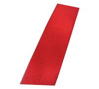 GPDNBIEU, Cinghia in nylon resistente, motivo a spina di pesce, reggia for zaino, cucito fai da te(Red,25mm)
