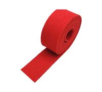 GPDNBIEU, Cinghie in fettuccia di cotone, nastro tela, borsa da cucito con reggetta for zaino in nylon(Red,38MM)