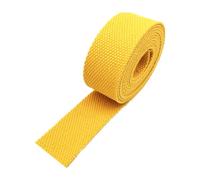 GPDNBIEU, Cinghie in fettuccia di cotone, nastro tela, borsa da cucito con reggetta for zaino in nylon(Yellow,38MM)