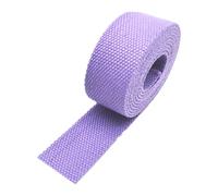 GPDNBIEU, Cinghie in fettuccia di cotone, nastro tela, borsa da cucito con reggetta for zaino in nylon(Light Purple,38MM)