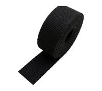 GPDNBIEU, Cinghie in fettuccia di cotone, nastro tela, borsa da cucito con reggetta for zaino in nylon(Black,50MM)